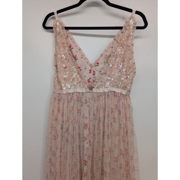 NWT Needle & Thread Bijou Aurelia Bodice Cami Gown Size US6 Embellished #1D453 - Picture 8 of 16